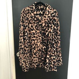 Cuddle Duds Button Front Blazer Size 3X